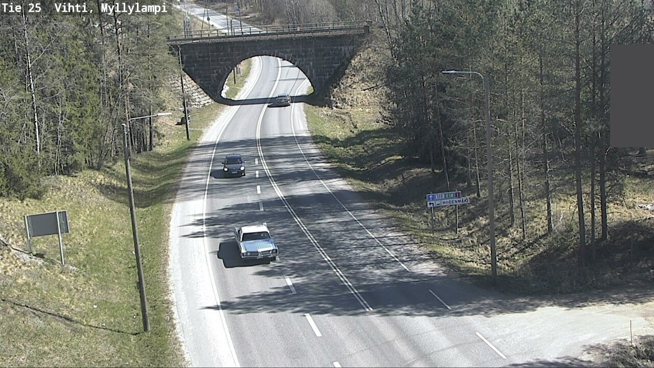 Kelikamerat Kuva Tie 25 Lohja Myllylampi, Lohja, Uusimaa