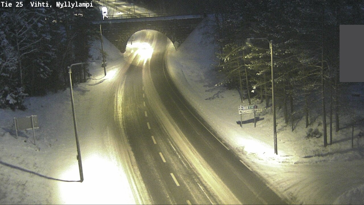 Weather Camera Image Road 25 Lohja Myllylampi, Lohja, Uusimaa