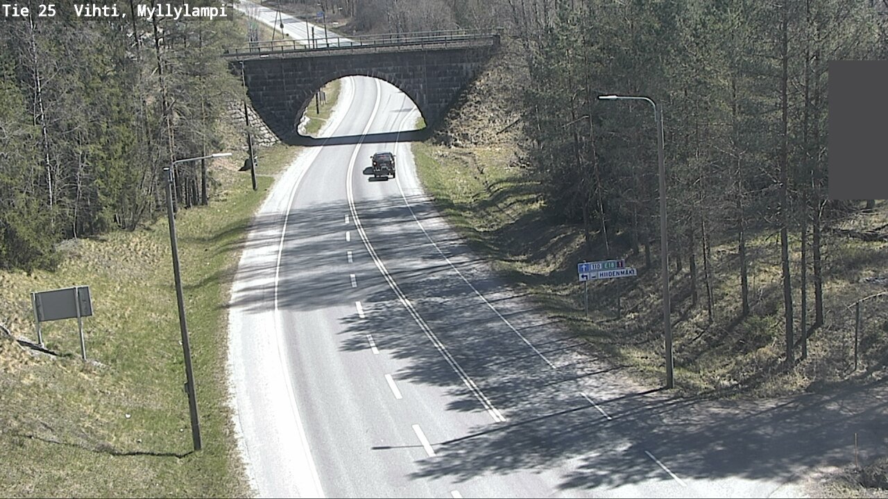 Kelikamerat Kuva Tie 25 Lohja Myllylampi, Lohja, Uusimaa