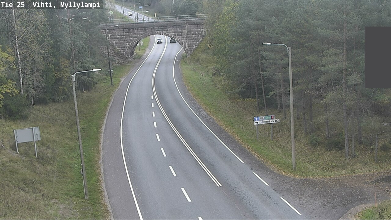 Weather Camera Image Road 25 Lohja Myllylampi, Lohja, Uusimaa