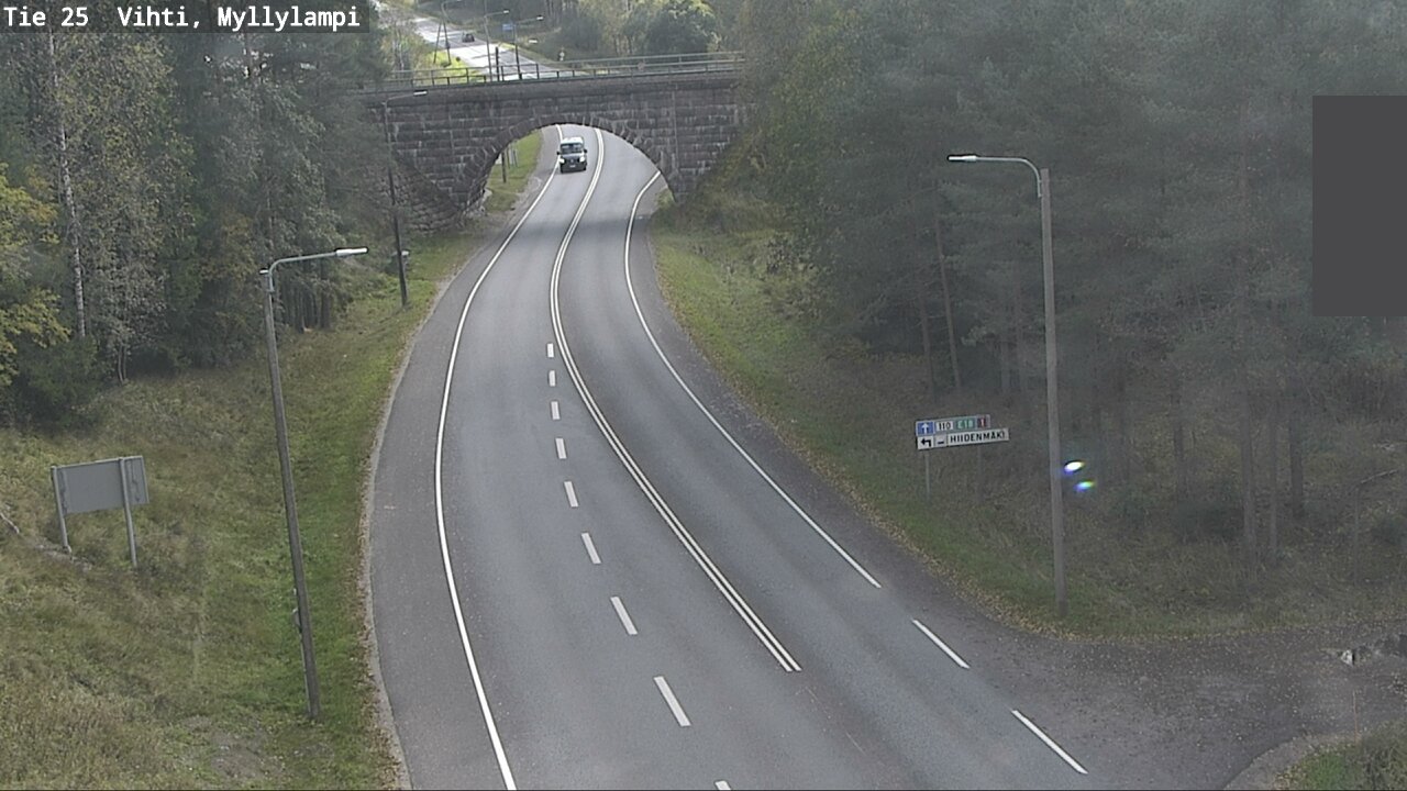Weather Camera Image Road 25 Lohja Myllylampi, Lohja, Uusimaa