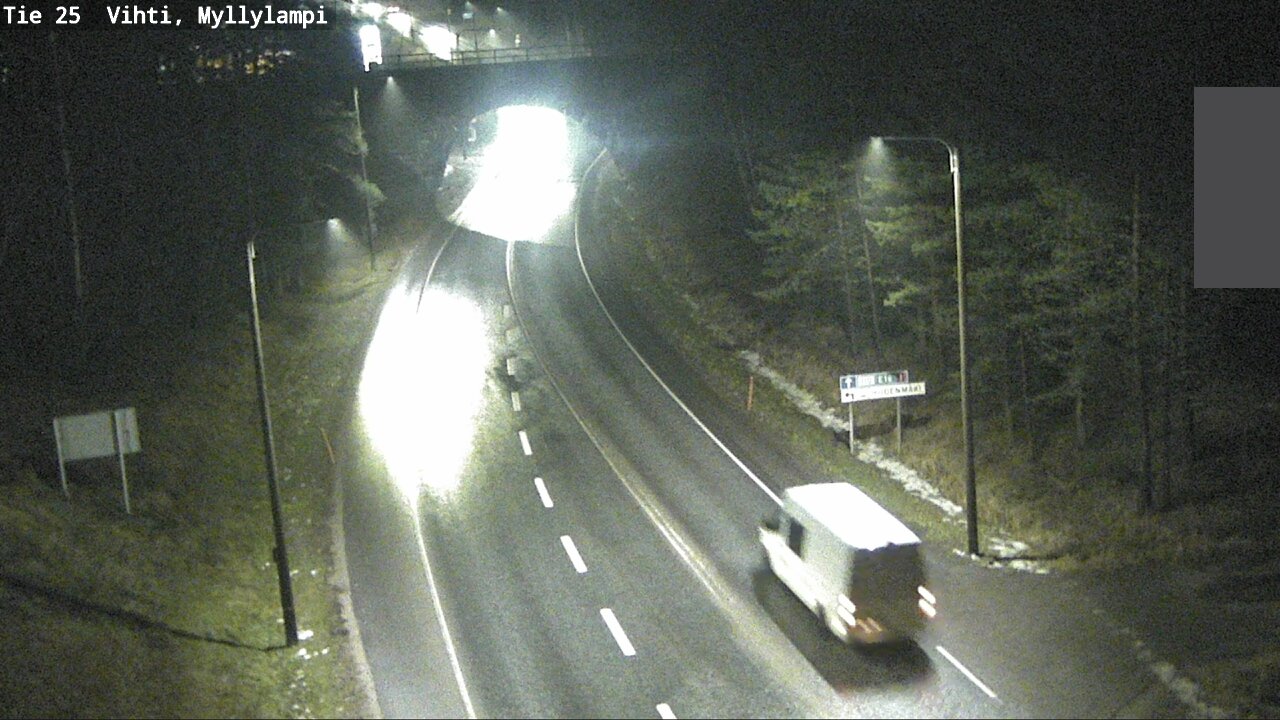 Weather Camera Image Road 25 Lohja Myllylampi, Lohja, Uusimaa