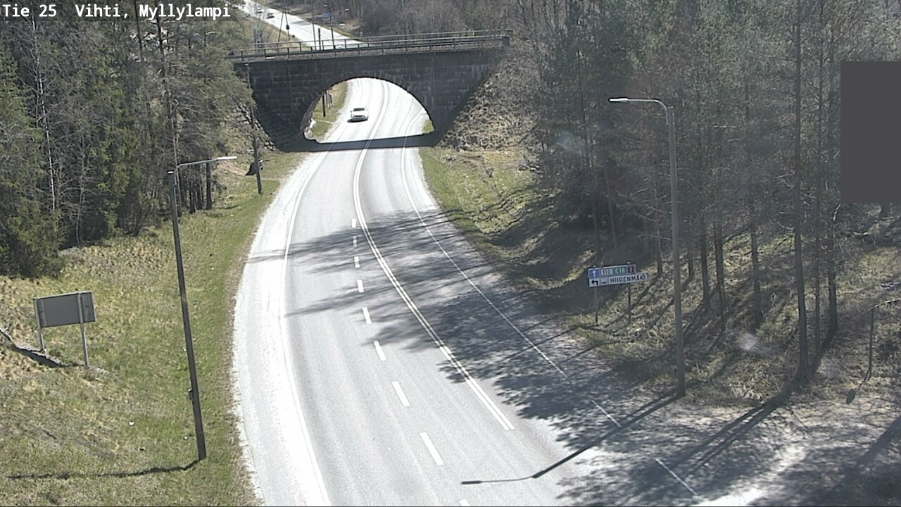 Kelikamerat Kuva Tie 25 Lohja Myllylampi, Lohja, Uusimaa