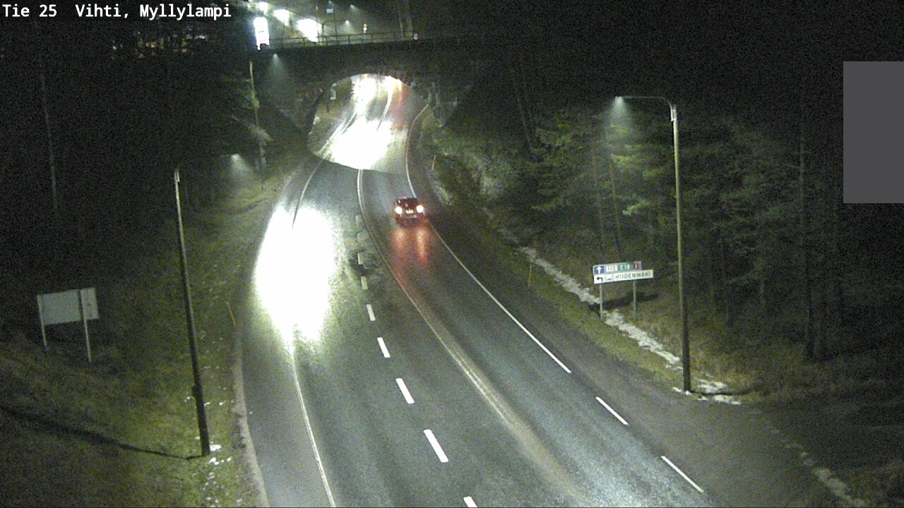 Weather Camera Image Road 25 Lohja Myllylampi, Lohja, Uusimaa