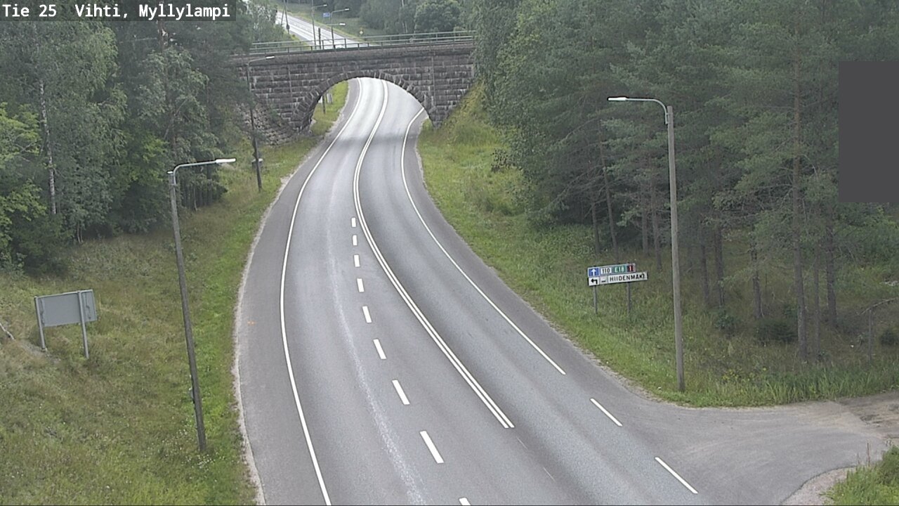 Weather Camera Image Road 25 Lohja Myllylampi, Lohja, Uusimaa