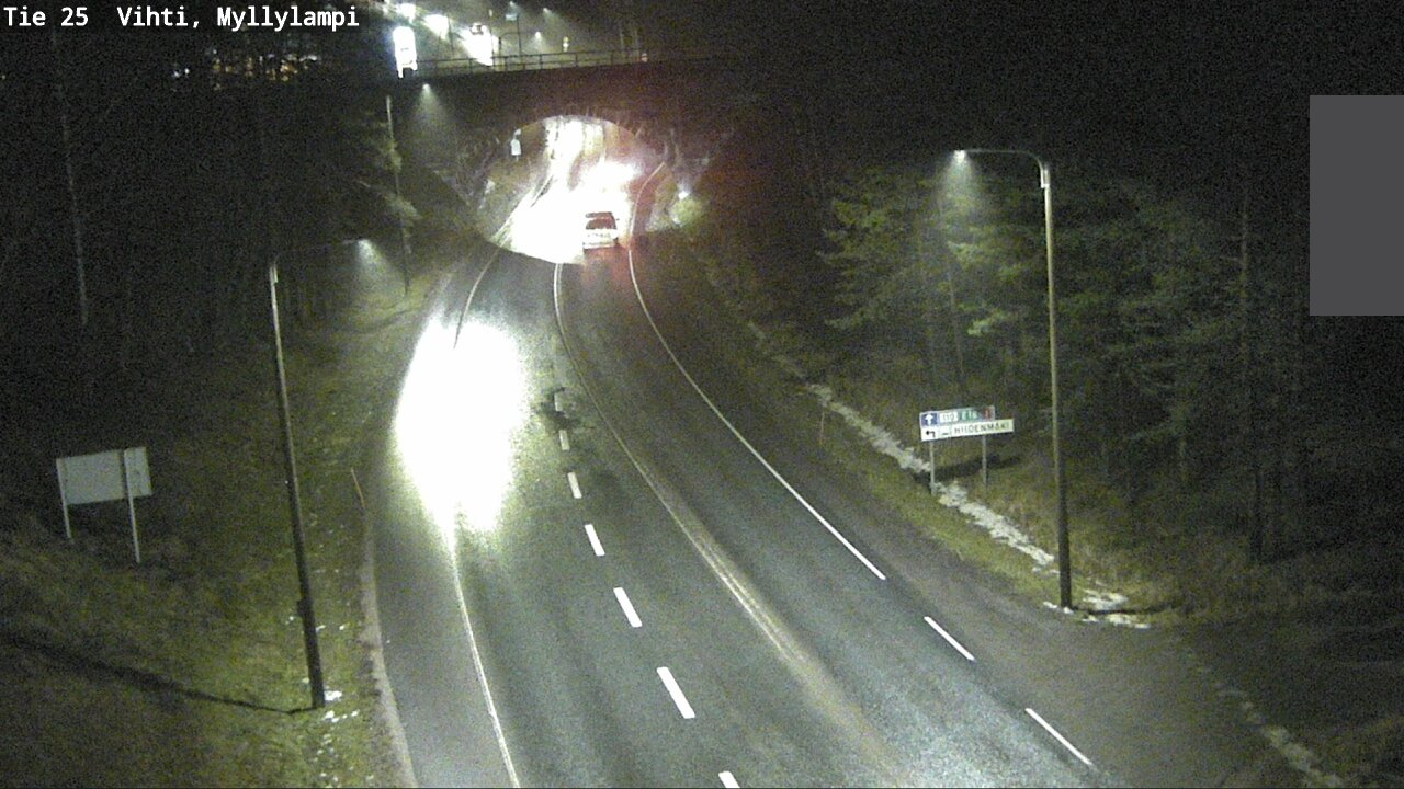 Weather Camera Image Road 25 Lohja Myllylampi, Lohja, Uusimaa