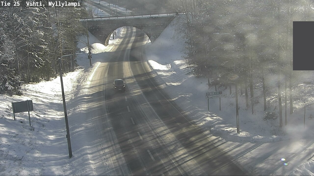 Weather Camera Image Road 25 Lohja Myllylampi, Lohja, Uusimaa