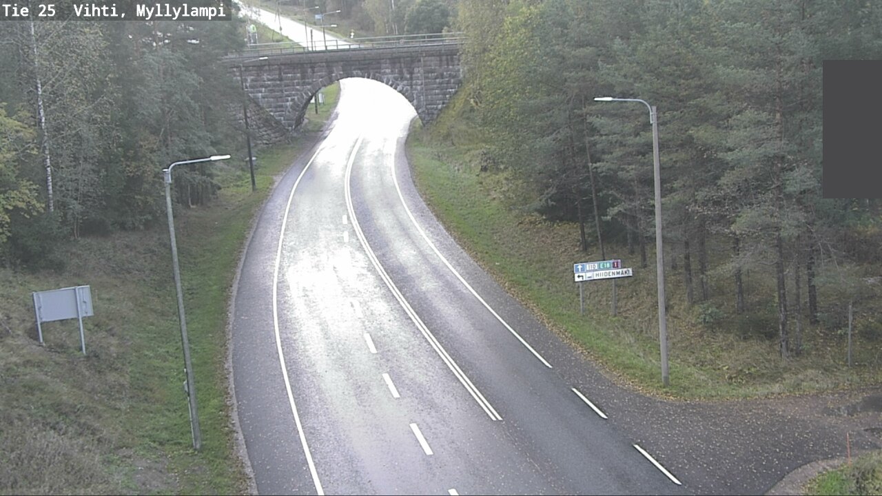 Weather Camera Image Road 25 Lohja Myllylampi, Lohja, Uusimaa