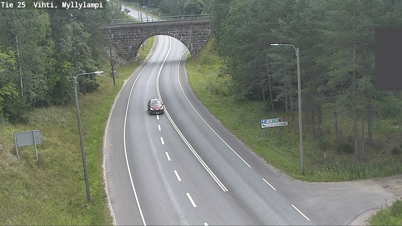Weather Camera Image Road 25 Lohja Myllylampi, Lohja, Uusimaa