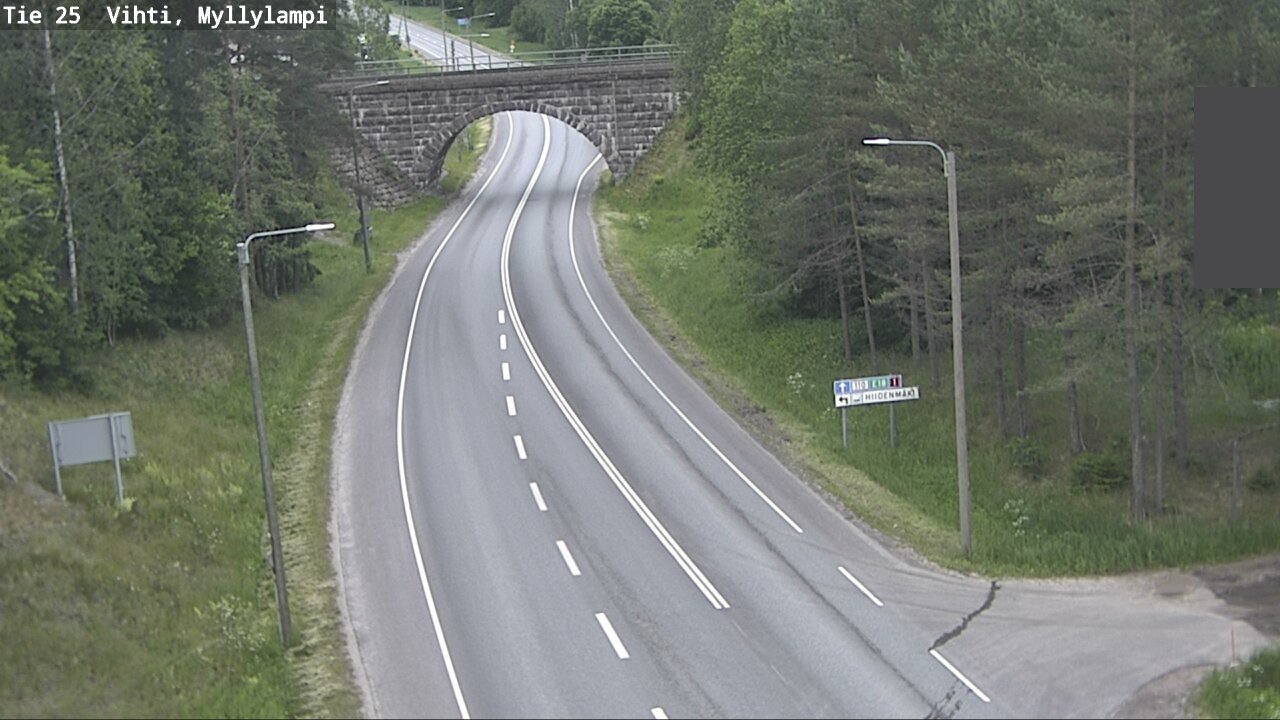 Kelikamerat Kuva Tie 25 Lohja Myllylampi, Lohja, Uusimaa