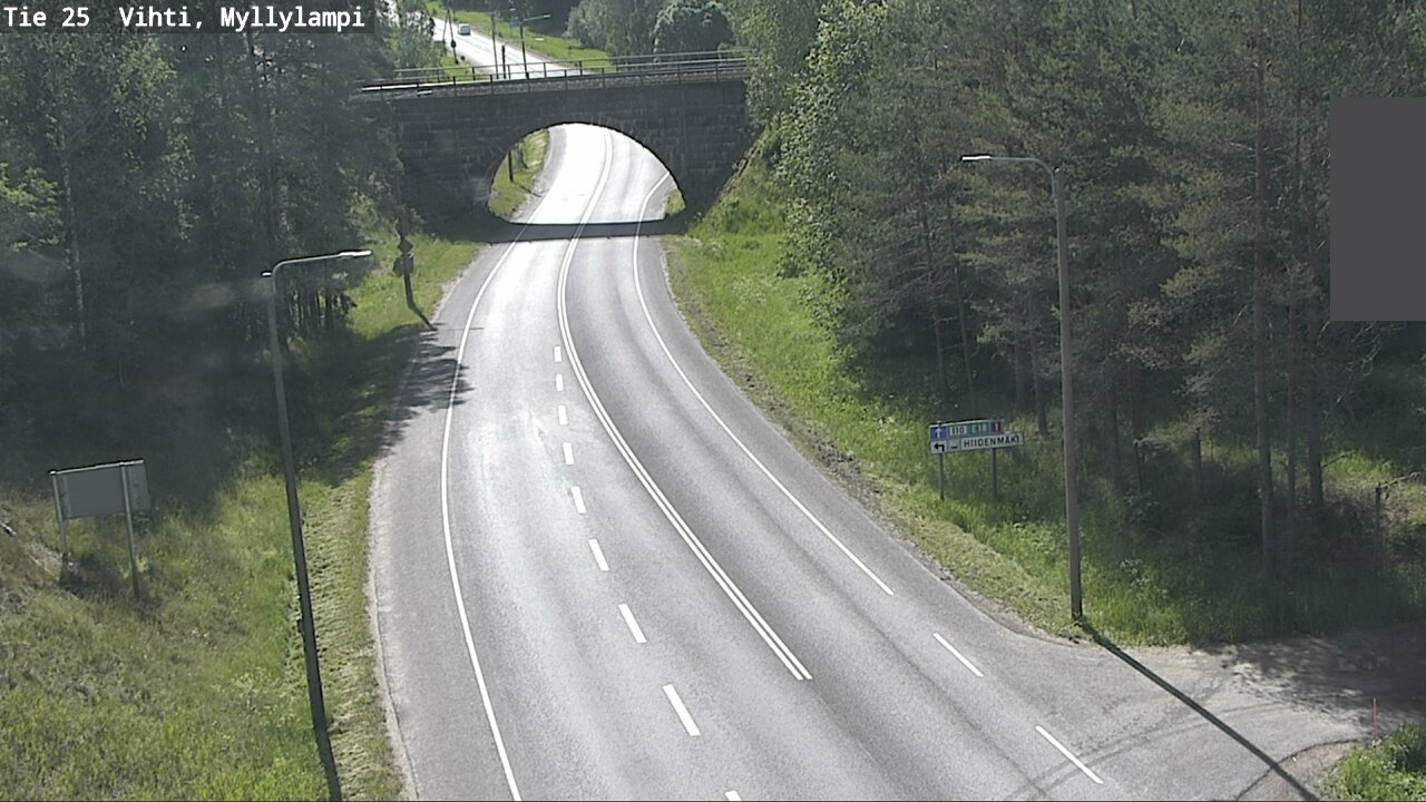 Kelikamerat Kuva Tie 25 Lohja Myllylampi, Lohja, Uusimaa