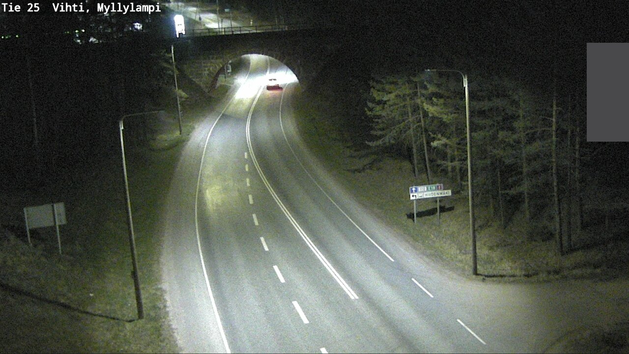 Weather Camera Image Road 25 Lohja Myllylampi, Lohja, Uusimaa