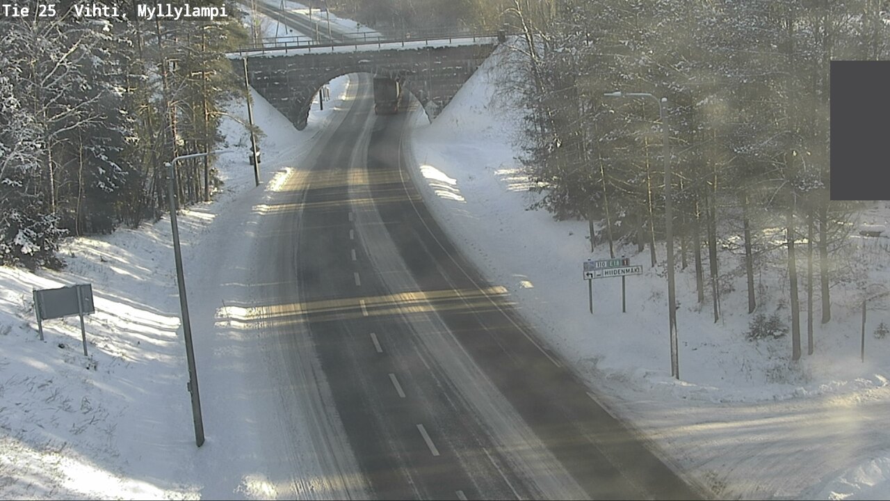 Weather Camera Image Road 25 Lohja Myllylampi, Lohja, Uusimaa