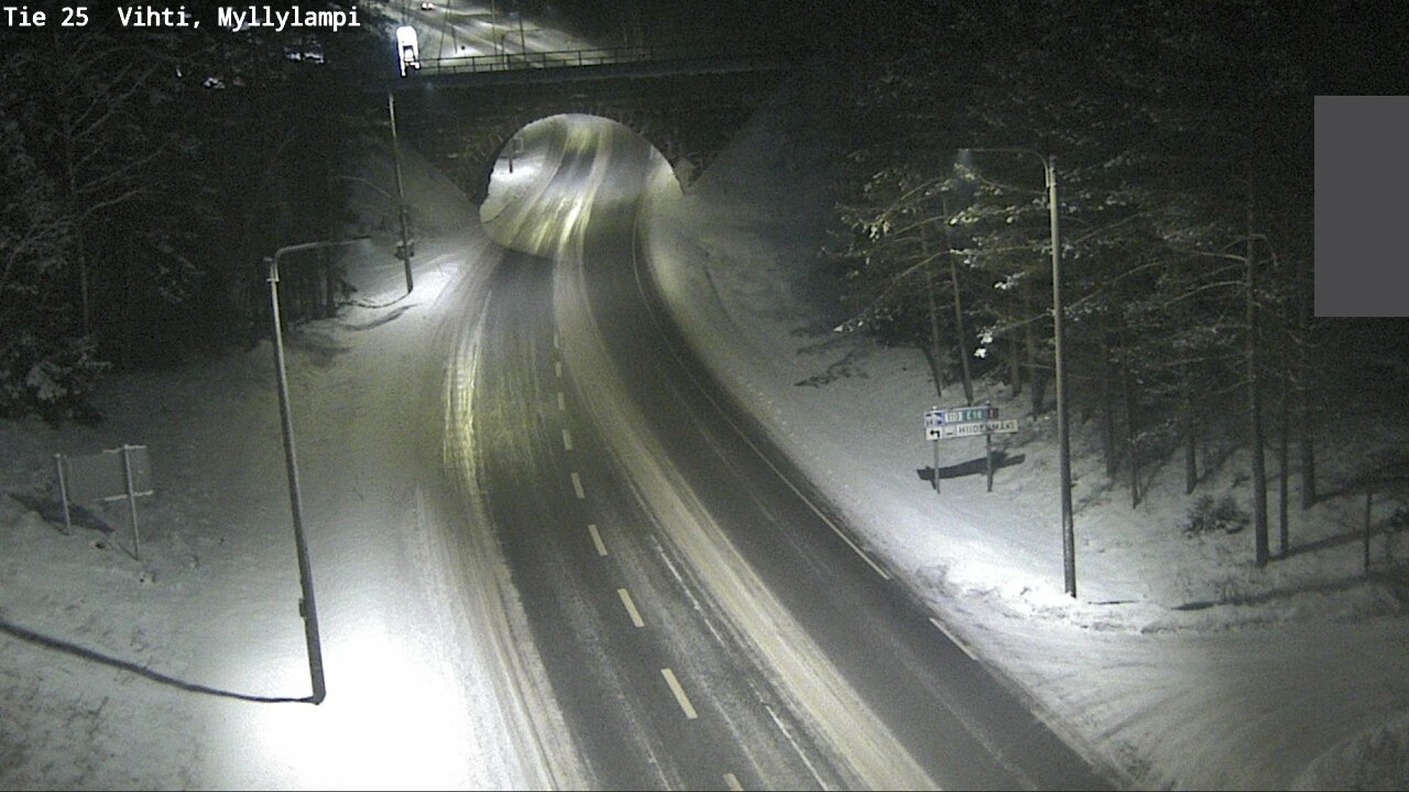 Weather Camera Image Road 25 Lohja Myllylampi, Lohja, Uusimaa