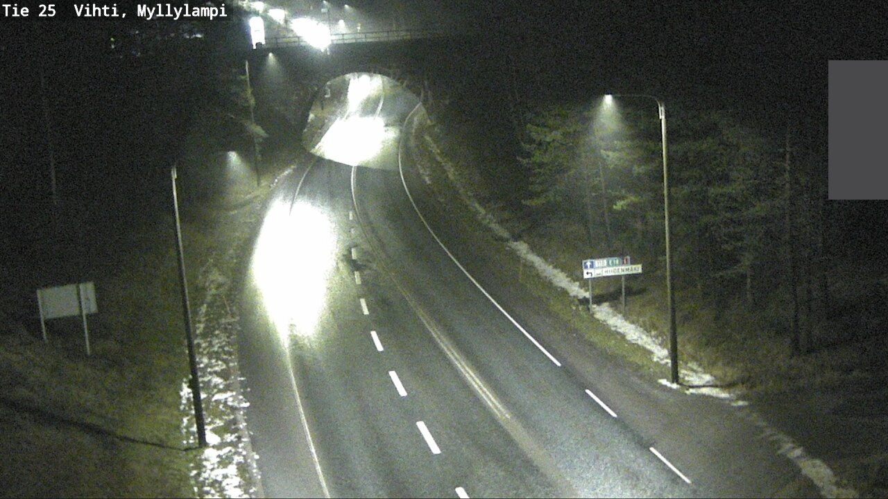 Weather Camera Image Väg 25 Lojo Myllylampi, Lohja, Uusimaa