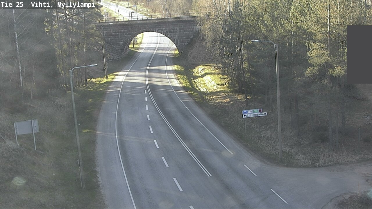 Kelikamerat Kuva Tie 25 Lohja Myllylampi, Lohja, Uusimaa