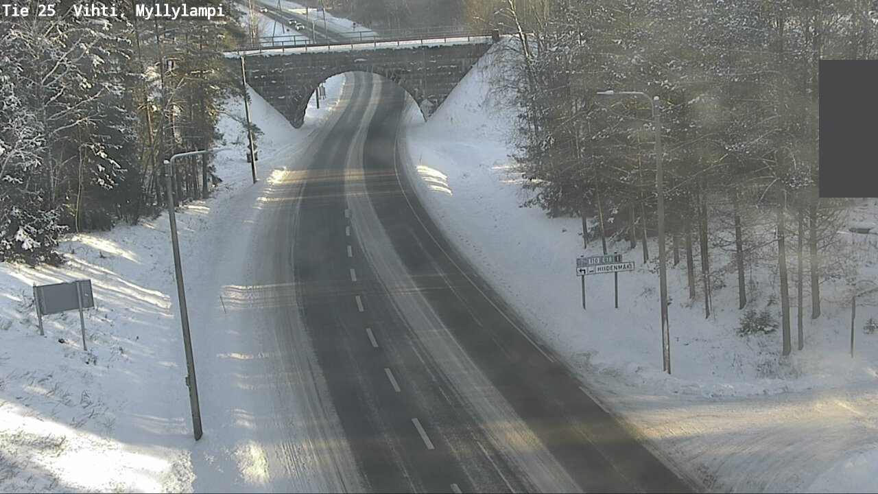 Weather Camera Image Road 25 Lohja Myllylampi, Lohja, Uusimaa
