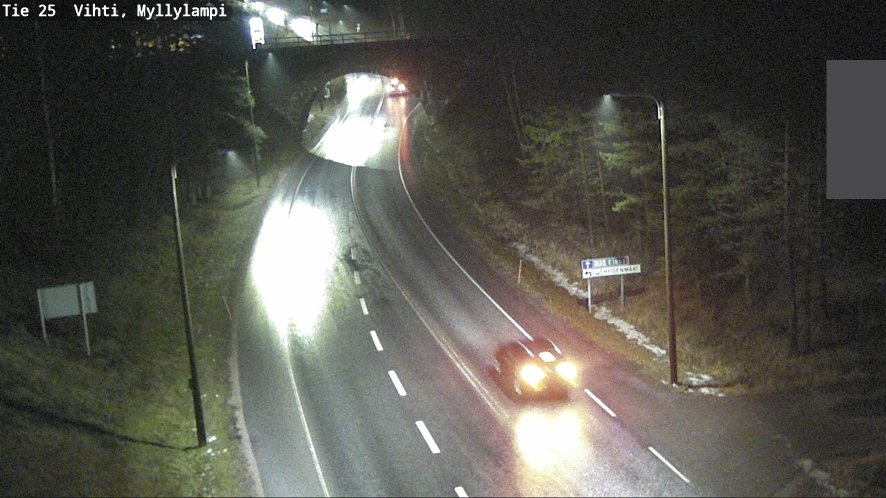 Weather Camera Image Road 25 Lohja Myllylampi, Lohja, Uusimaa