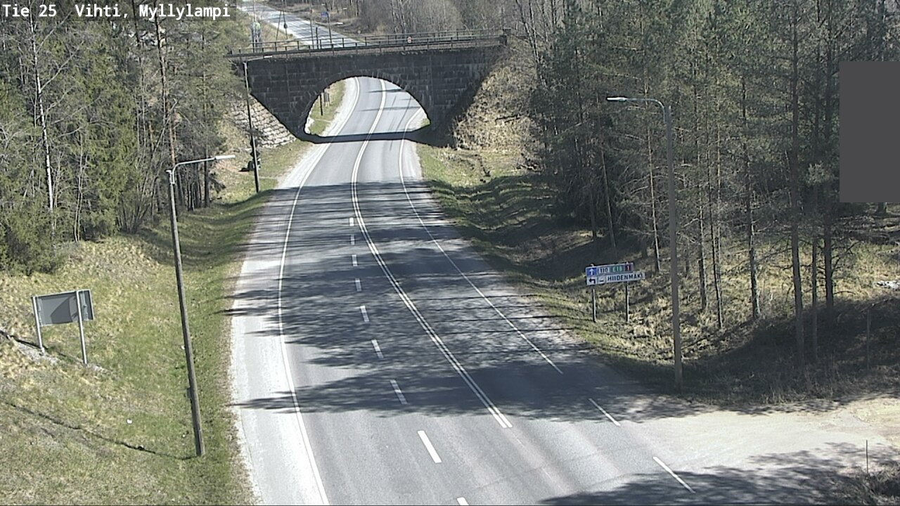 Kelikamerat Kuva Tie 25 Lohja Myllylampi, Lohja, Uusimaa