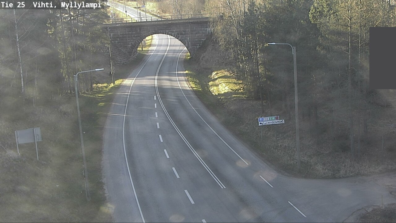Kelikamerat Kuva Tie 25 Lohja Myllylampi, Lohja, Uusimaa