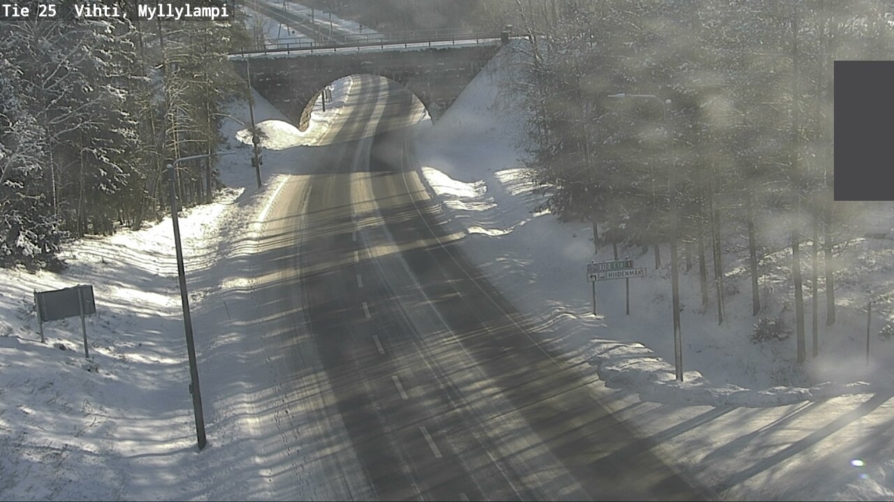 Weather Camera Image Road 25 Lohja Myllylampi, Lohja, Uusimaa