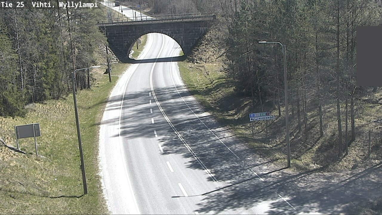 Kelikamerat Kuva Tie 25 Lohja Myllylampi, Lohja, Uusimaa