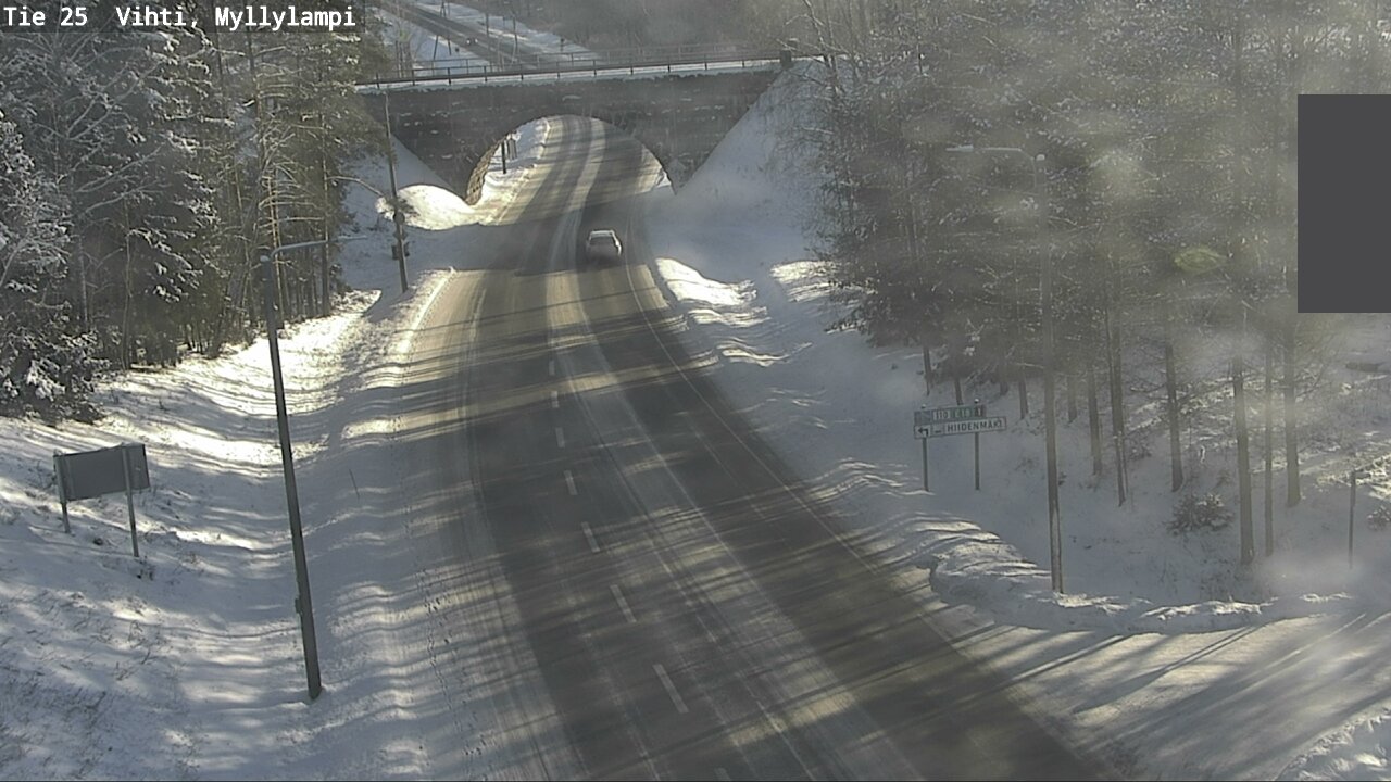 Weather Camera Image Road 25 Lohja Myllylampi, Lohja, Uusimaa