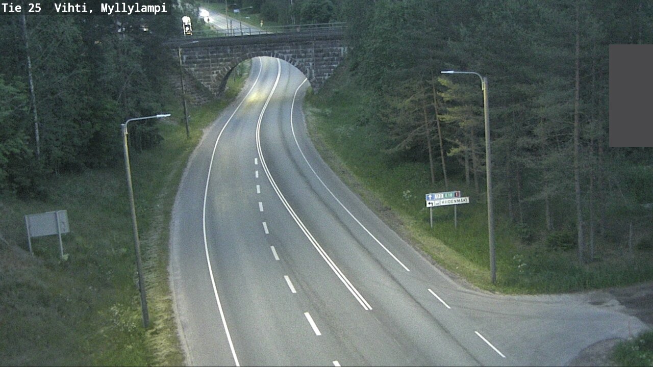 Kelikamerat Kuva Tie 25 Lohja Myllylampi, Lohja, Uusimaa
