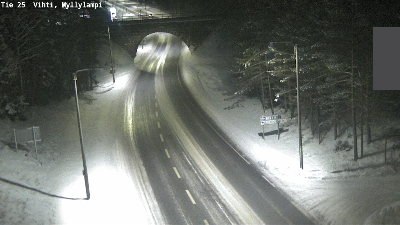 Weather Camera Image Road 25 Lohja Myllylampi, Lohja, Uusimaa
