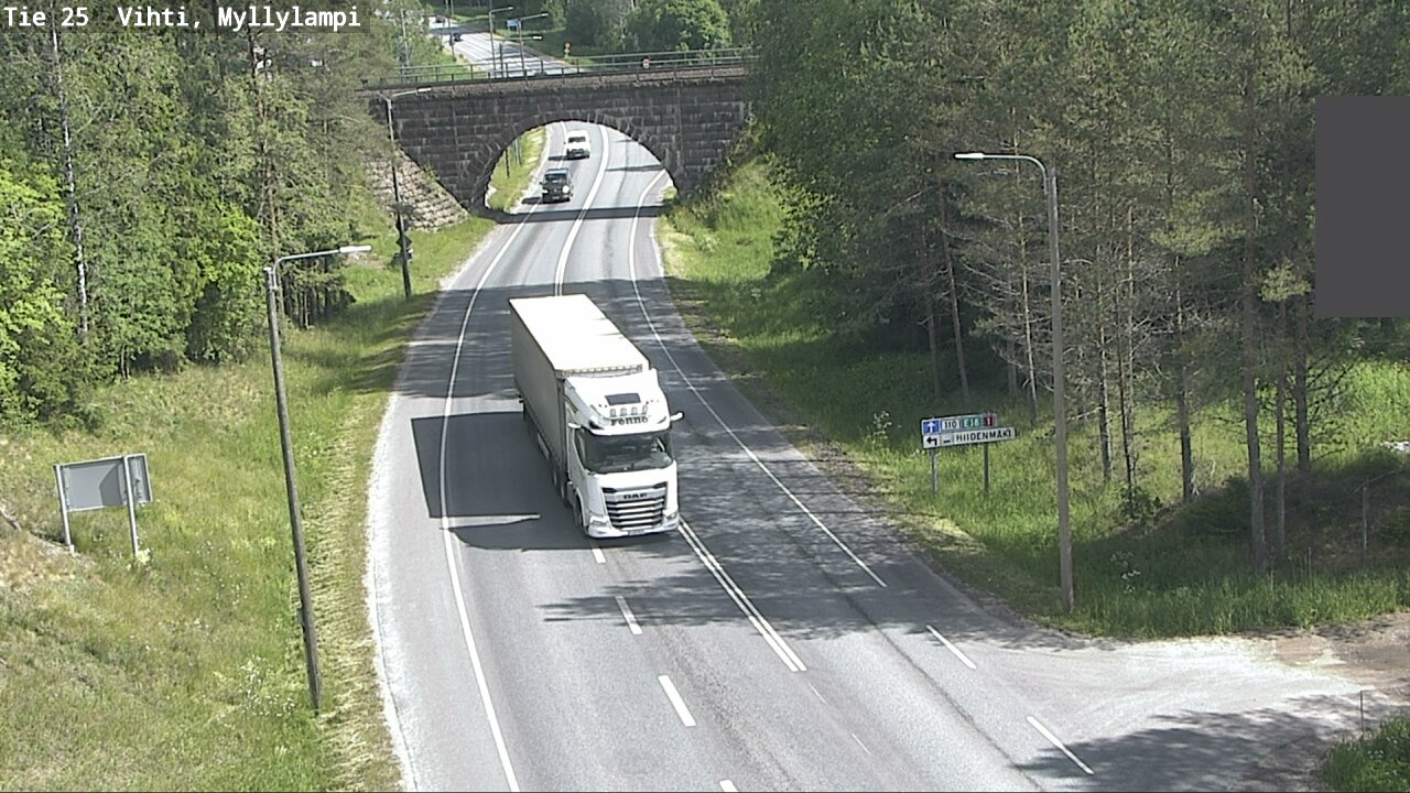 Kelikamerat Kuva Tie 25 Lohja Myllylampi, Lohja, Uusimaa