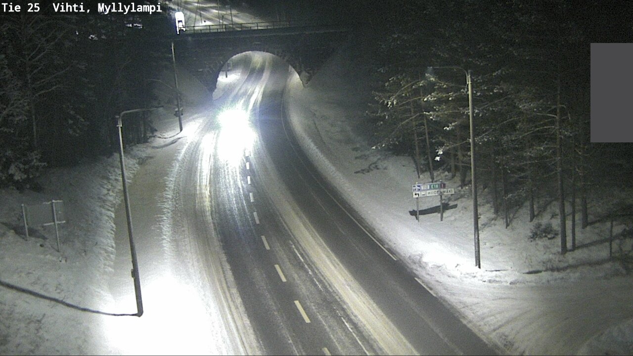 Weather Camera Image Road 25 Lohja Myllylampi, Lohja, Uusimaa