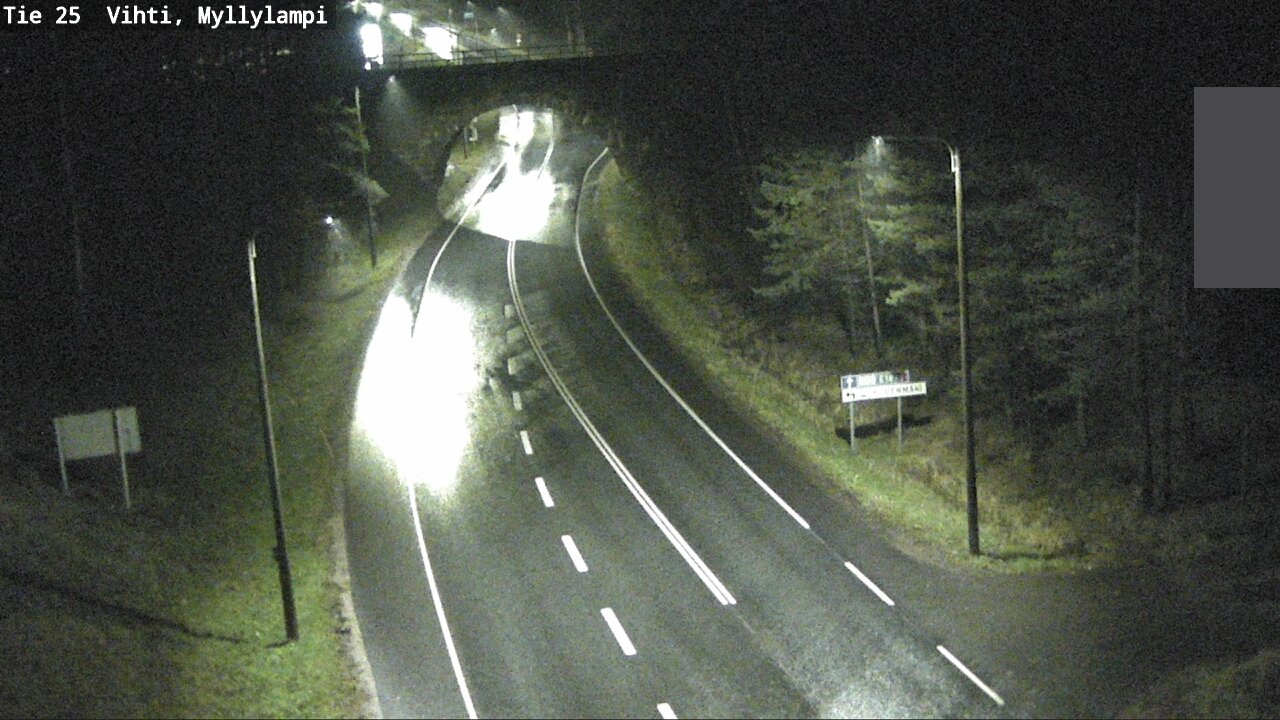 Weather Camera Image Road 25 Lohja Myllylampi, Lohja, Uusimaa