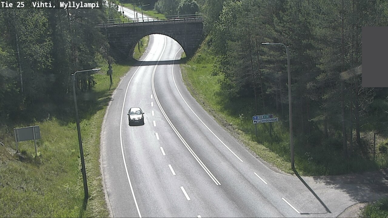 Kelikamerat Kuva Tie 25 Lohja Myllylampi, Lohja, Uusimaa