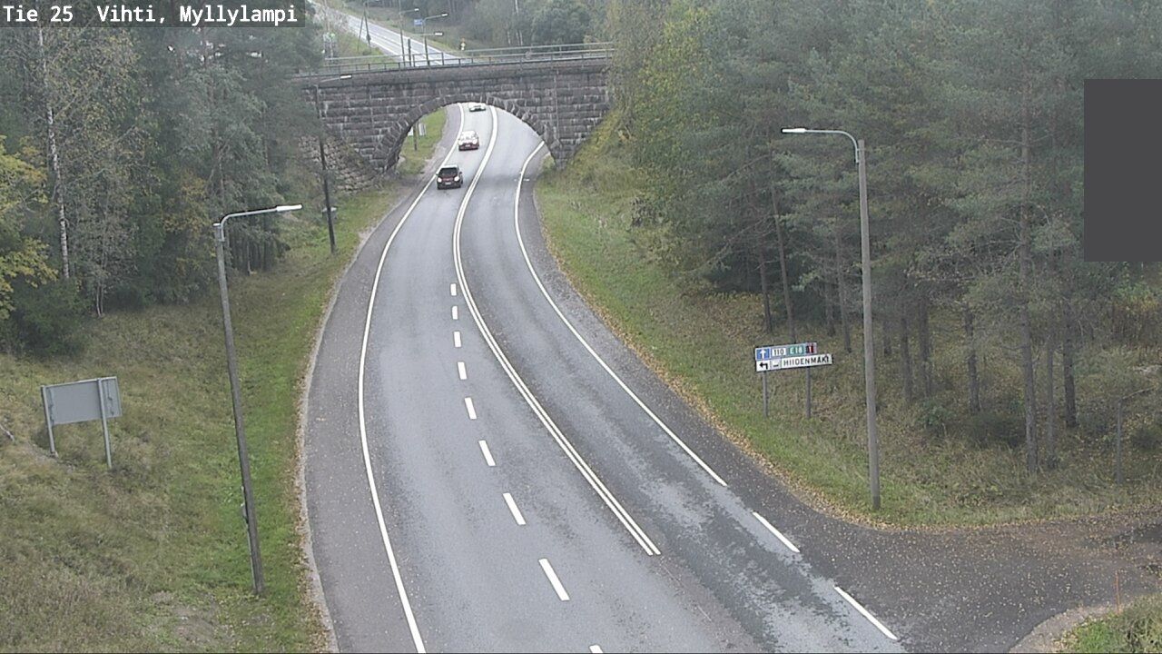 Weather Camera Image Road 25 Lohja Myllylampi, Lohja, Uusimaa