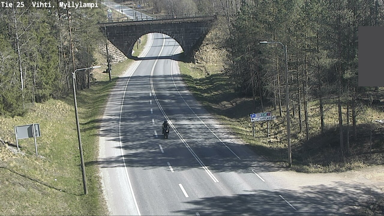 Kelikamerat Kuva Tie 25 Lohja Myllylampi, Lohja, Uusimaa