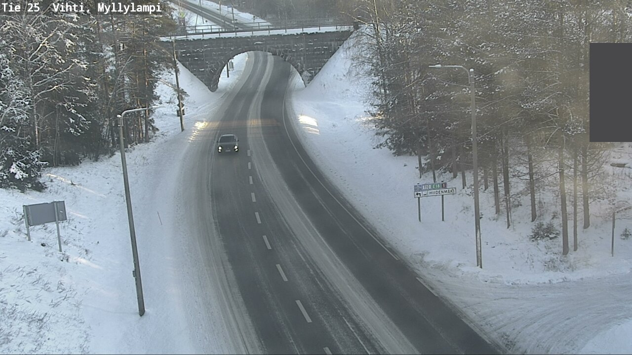 Weather Camera Image Road 25 Lohja Myllylampi, Lohja, Uusimaa