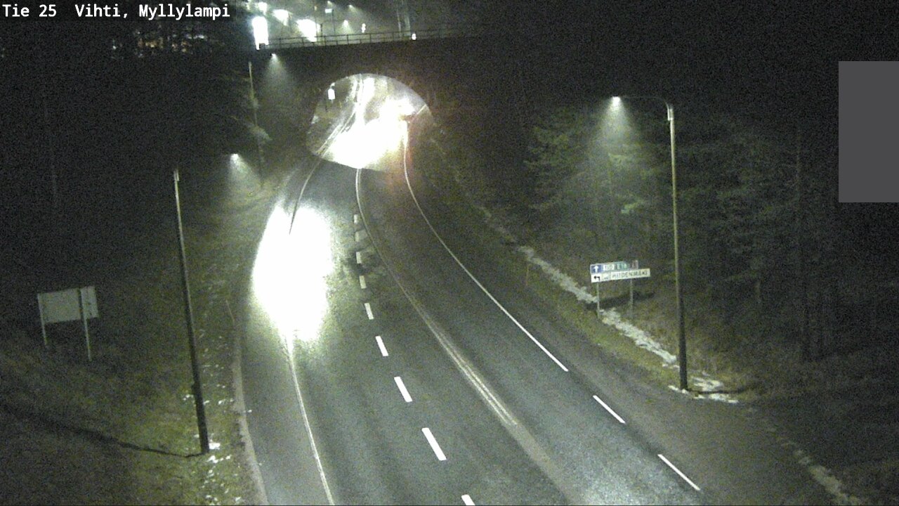 Weather Camera Image Road 25 Lohja Myllylampi, Lohja, Uusimaa