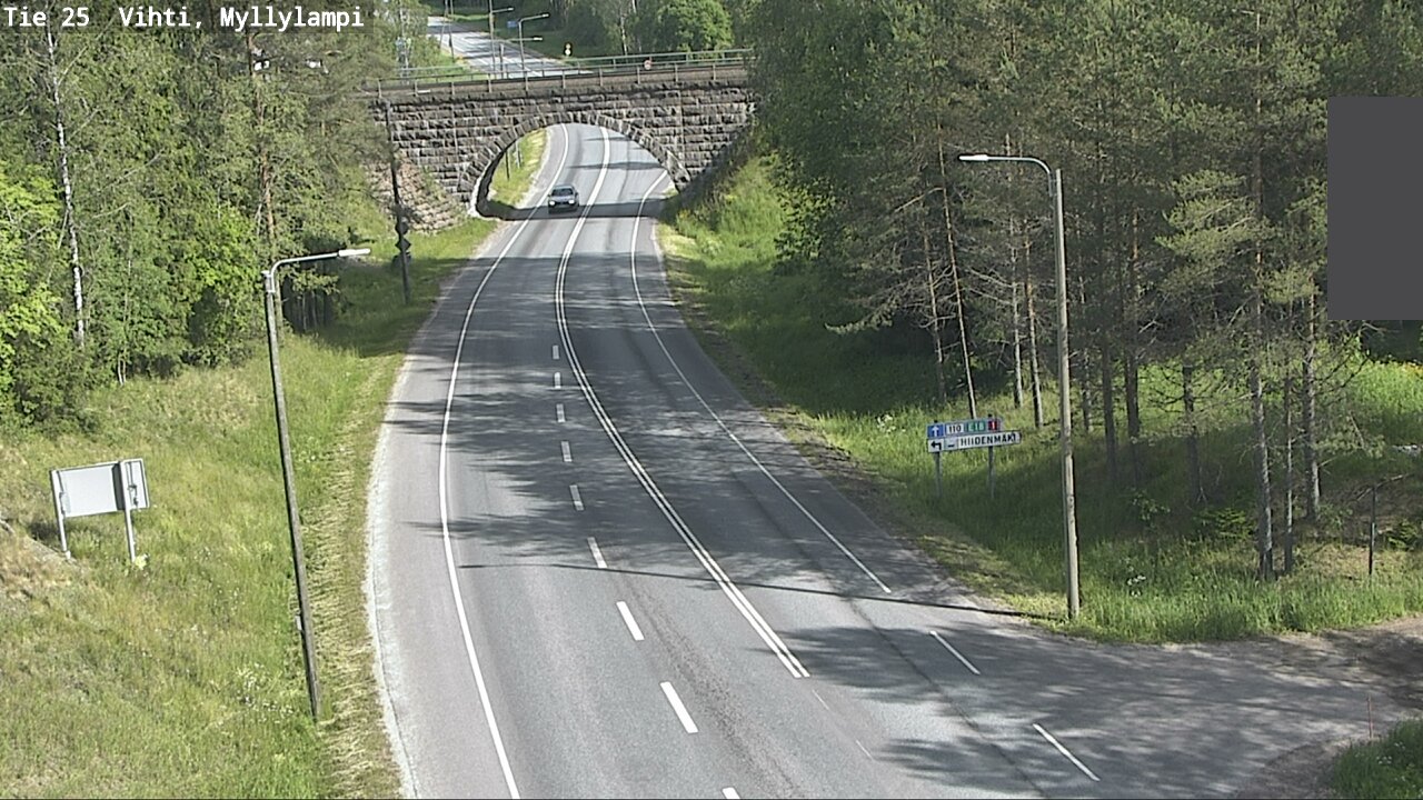 Kelikamerat Kuva Tie 25 Lohja Myllylampi, Lohja, Uusimaa