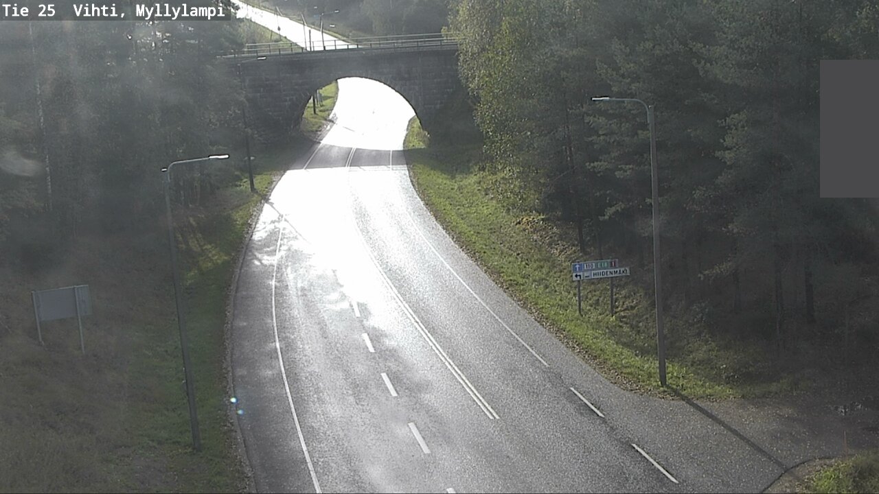 Weather Camera Image Road 25 Lohja Myllylampi, Lohja, Uusimaa