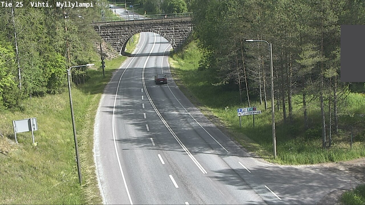Kelikamerat Kuva Tie 25 Lohja Myllylampi, Lohja, Uusimaa