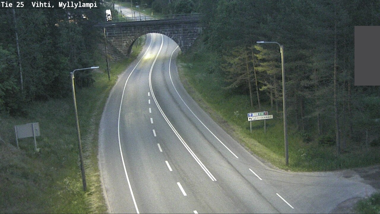 Kelikamerat Kuva Tie 25 Lohja Myllylampi, Lohja, Uusimaa