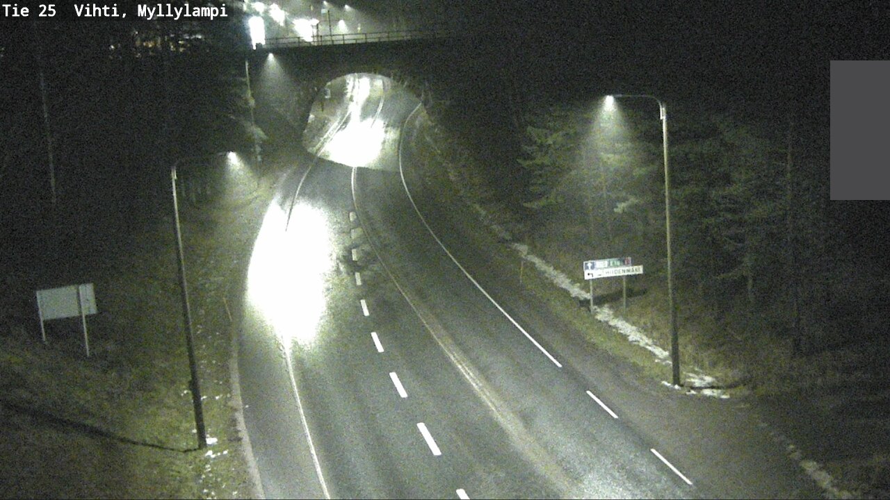 Weather Camera Image Road 25 Lohja Myllylampi, Lohja, Uusimaa