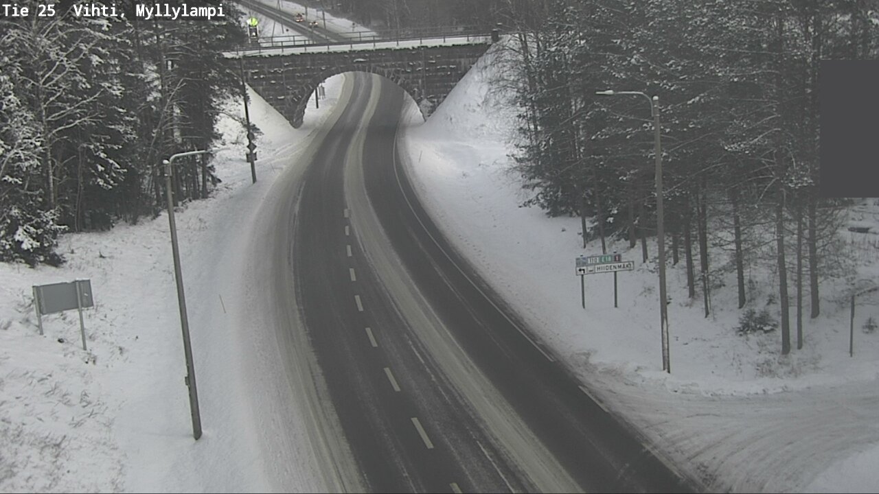 Weather Camera Image Road 25 Lohja Myllylampi, Lohja, Uusimaa