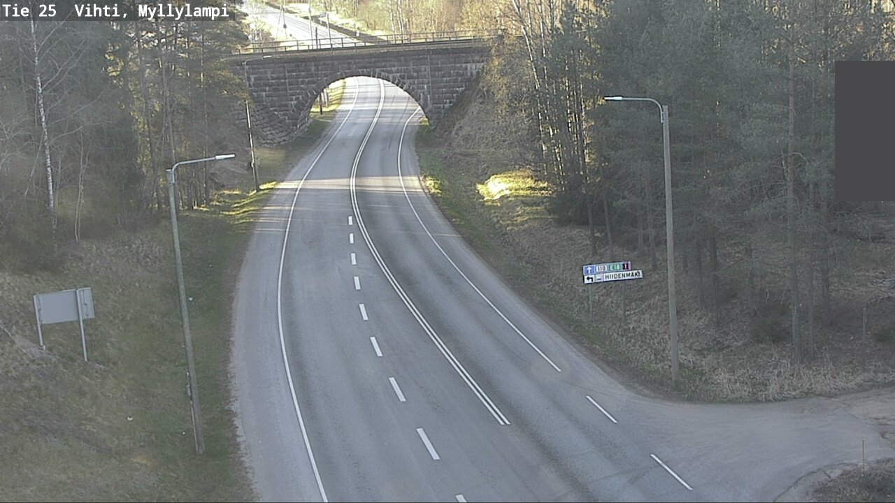 Kelikamerat Kuva Tie 25 Lohja Myllylampi, Lohja, Uusimaa