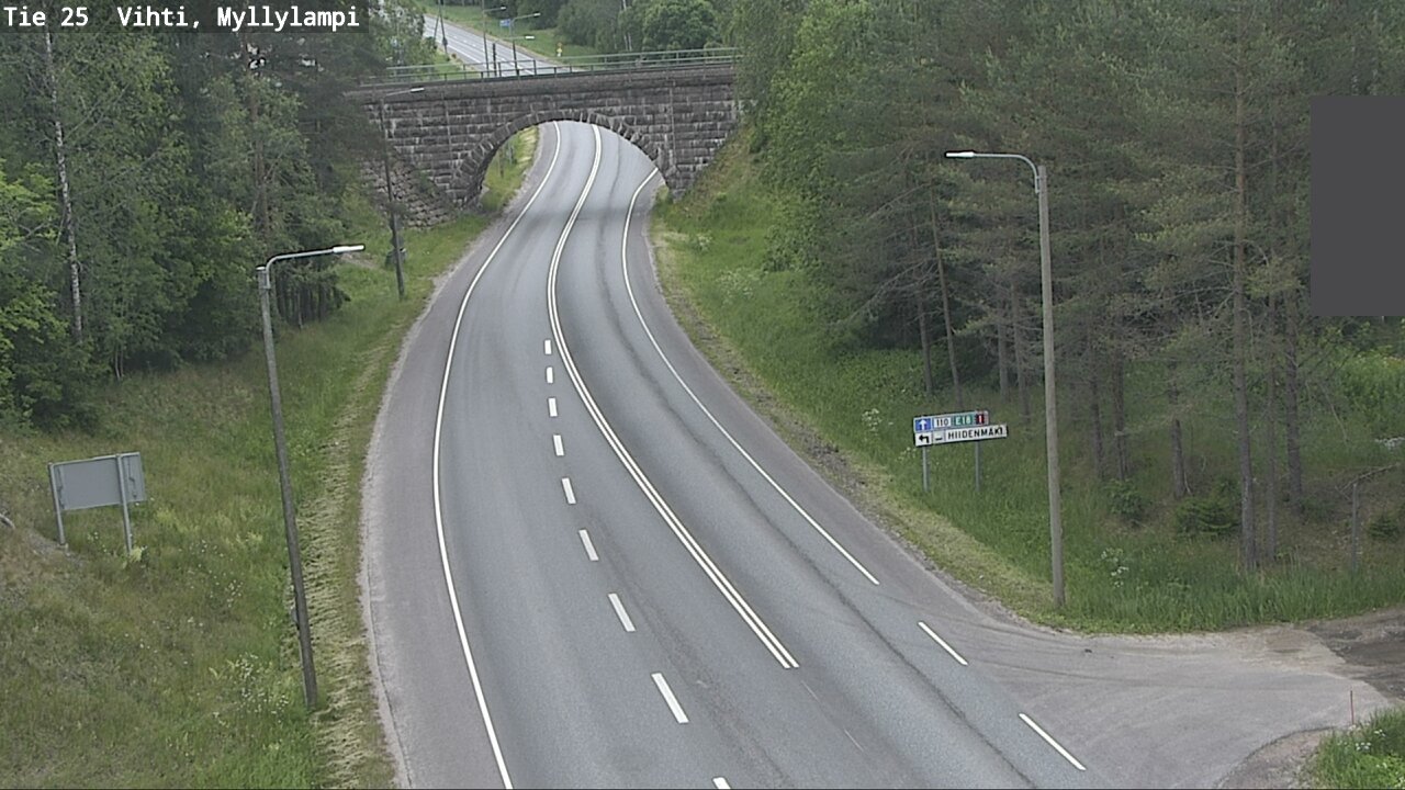Weather Camera Image Road 25 Lohja Myllylampi, Lohja, Uusimaa