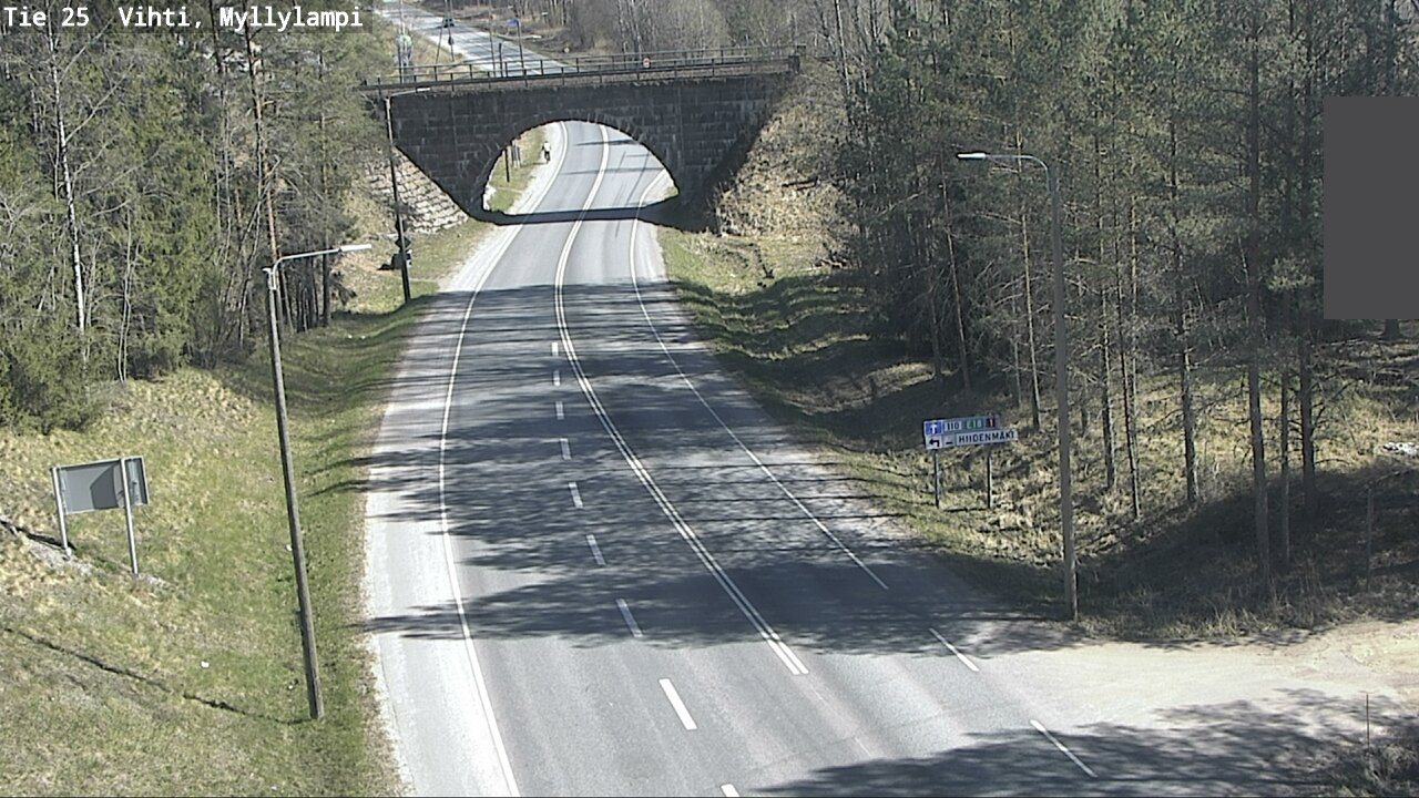 Kelikamerat Kuva Tie 25 Lohja Myllylampi, Lohja, Uusimaa