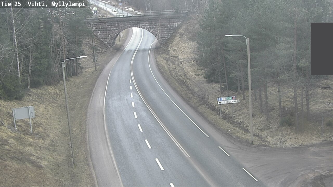 Kelikamerat Kuva Tie 25 Lohja Myllylampi, Lohja, Uusimaa