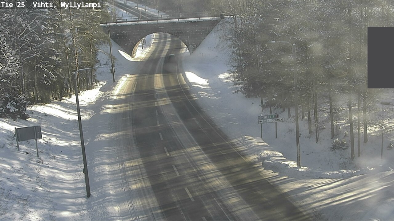 Weather Camera Image Road 25 Lohja Myllylampi, Lohja, Uusimaa