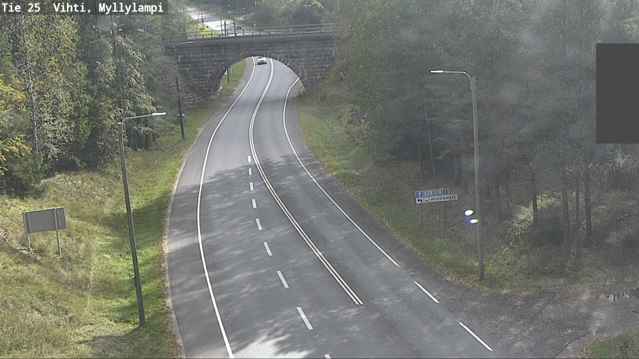 Weather Camera Image Road 25 Lohja Myllylampi, Lohja, Uusimaa