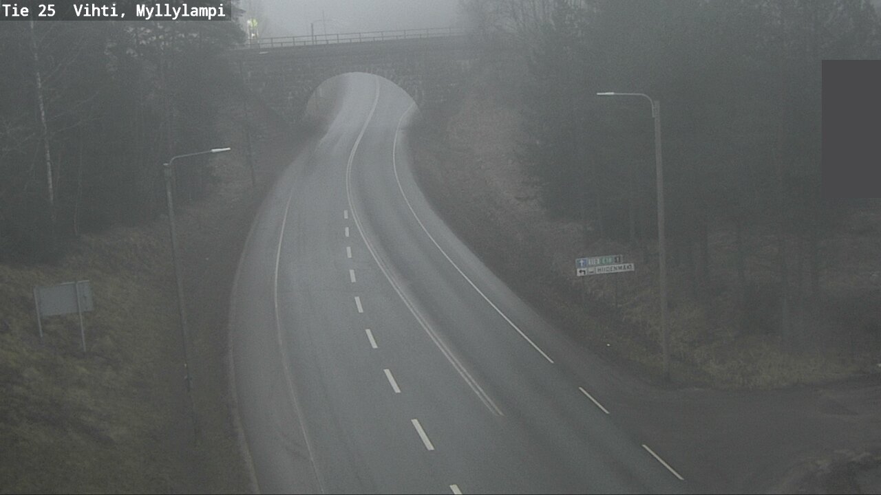 Kelikamerat Kuva Tie 25 Lohja Myllylampi, Lohja, Uusimaa